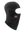 A black fleece balaclava mask featuring a Broncos logo on the side, shown against a plain white background.