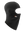 A black fleece balaclava mask featuring a Broncos logo on the side, shown against a plain white background.