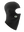A black fleece balaclava mask featuring a Packers logo on the side, shown against a plain white background.
