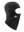 A black fleece balaclava mask featuring a Chiefs logo on the side, shown against a plain white background.