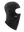 A black fleece balaclava mask featuring a Chargers logo on the side, shown against a plain white background.