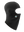 A black fleece balaclava mask featuring a Dolphins logo on the side, shown against a plain white background.
