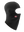 A black fleece balaclava mask featuring a 49ers logo on the side, shown against a plain white background.