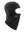 A black fleece balaclava mask featuring a Buccaneers logo on the side, shown against a plain white background.