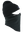 A black knit beanie with a white and blue Dallas Cowboys star logo on the forehead, with a black fleece balaclava mask attached, against a plain white background.