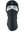 A black knit beanie with a white and blue Dallas Cowboys star logo on the forehead, displayed on a white mannequin head with a black fleece balaclava mask attached, against a plain white background.