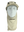 A beige Baltimore Ravens sun hat with a built-in neck gaiter, displayed on a white mannequin head against a plain white background.