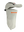 A light gray baseball cap with a matching neck gaiter face cover, featuring the orange word 'BRONCOS' on the gaiter and a broncos official logo on the cap.
