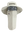 A beige Baltimore Ravens bucket hat with a built-in neck tube, displayed on a gray mannequin head against a white background.
