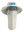 A Detroit Lions tan sun hat with a matching face scarf, displayed on a mannequin head against a blue background. Blue 'Lions' text logo on the hat and Lions team logo on the right cheek of the neck gaiter.