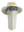 A tan wide-brim bucket hat with a matching face covering, displayed on a mannequin head. The hat features the word 'PACKERS' in yellow on the front of the hat, and the Green Bay Packers logo is visible on the right cheek of the face covering.