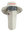 A Houston Texans tan sun hat with a matching face scarf, displayed on a mannequin head against a red background. red 'Texans' text logo on the hat and Texans team logo on the right cheek of the neck gaiter.