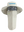 A Los Angeles Chargers tan sun hat with a matching face scarf, displayed on a mannequin head against a blue background. Blue 'Chargers' text logo on the hat and Chargers team logo on the right cheek of the neck gaiter.