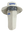 A Los Angeles Rams tan sun hat with a matching face scarf, displayed on a mannequin head against a blue background. Blue 'Los Angeles Rams' text logo on the hat and Rams team logo on the right cheek of the neck gaiter.