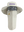 A Minnesota Vikings tan sun hat with a matching face scarf, displayed on a mannequin head against a purple background. Purple 'Vikings' text logo on the hat and Vikings team logo on the right cheek of the neck gaiter.