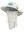 A light tan wide-brimmed bucket hat with a matching neck gaiter, displayed on a mannequin head. The front of the hat features the words 'Carolina Panthers' in blue. Showing the left side of the product.