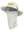 A light tan wide-brim bucket hat with a matching neck gaiter and face cover, featuring the word 'PACKERS' in yellow on the front of the hat. The hat is displayed on a mannequin head against a plain white background. Showing the left side of the product.