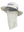 A light tan wide-brimmed bucket hat with a matching neck gaiter, displayed on a mannequin head. The front of the hat features the word 'Vikings' in purple. Showing the left side of the product.