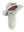 A Buffalo Bills sun hat with an attached neck gaiter, in light tan with red ‘Bills’ on the hat and Bills team logo on the right cheek of the neck gaiter.
