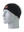 A black athletic headband with an orange and black ‘B’ Cincinnati Bengals logo on the forehead, displayed on a gray mannequin head against a white background.
