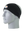 A black athletic headband with a circular Pittsburgh Steelers logo on the front, displayed on a gray mannequin head against a white background.