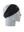 A black athletic headband with a red and black Arizona Cardinals logo on the forehead, displayed on a gray mannequin head in profile against a white background.