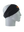 A black athletic headband with a gold and maroon 'W' Washington Commanders logo on the forehead, displayed on a gray mannequin head in profile against a white background.