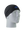 A black athletic headband with a blue 'LA' Los Angeles Rams logo on the forehead, displayed on a gray mannequin head against a white background.