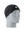 A black athletic headband with an orange, aqua and white Miami Dolphins logo on the front, displayed on a gray mannequin head against a white background.