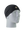 A black athletic headband with a gold and black New Orleans Saints logo on the front, displayed on a gray mannequin head against a white background.