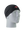 A black athletic headband with a red Tampa Bay Buccaneers logo on the front, displayed on a gray mannequin head against a white background.