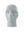 A gray athletic headband with an orange, aqua and white Miami Dolphins logo on the front, displayed on a gray mannequin head against a white background.