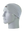 A gray athletic headband with a purple and gold Baltimore Ravens logo on the forehead, displayed on a gray mannequin head against a white background.