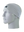 A gray athletic headband with a black and blue Carolina Panthers logo on the forehead, displayed on a gray mannequin head against a white background.