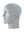 A gray athletic headband with a white, blue and orange Denver Broncos logo on the forehead, displayed on a gray mannequin head against a white background.