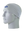 A gray athletic headband with a blue 'LA' Los Angeles Rams logo on the forehead, displayed on a gray mannequin head against a white background.