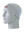 A gray athletic headband with a white, red and black 'SF' San Francisco 49ers logo on the front, displayed on a gray mannequin head against a white background.