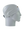 A gray athletic headband with a purple and gold Baltimore Ravens logo on the forehead, displayed on a gray mannequin head in profile against a white background.