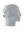 A gray athletic headband with a blue and red Buffalo Bills logo on the forehead, displayed on a gray mannequin head in profile against a white background.