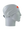 A gray athletic headband with an orange and brown Cleveland Browns helmet logo on the forehead, displayed on a gray mannequin head in profile against a white background.
