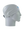 A gray athletic headband with a blue and white Detroit Lions logo on the forehead, displayed on a gray mannequin head in profile against a white background.