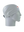 A gray athletic headband with a red, white and black 'KC' Kansas City Chiefs logo on the forehead, displayed on a gray mannequin head in profile against a white background.