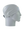 A gray athletic headband with an orange, aqua and white Miami Dolphins logo on the forehead, displayed on a gray mannequin head in profile against a white background.