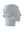 A gray athletic headband with a green New York Jets logo on the forehead, displayed on a gray mannequin head in profile against a white background.
