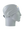 A gray athletic headband with a circular Pittsburgh Steelers logo on the forehead, displayed on a gray mannequin head in profile against a white background.