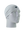 A gray athletic headband with a black and blue Carolina Panthers logo on the forehead, displayed on a gray mannequin head against a white background.