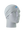 A gray athletic headband with a blue and white Detroit Lions logo on the forehead, displayed on a gray mannequin head against a white background.