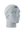 A gray athletic headband with a blue 'LA' Los Angeles Rams logo on the forehead, displayed on a gray mannequin head against a white background.