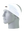 A white athletic headband with a purple and gold Baltimore Ravens logo on the forehead, displayed on a gray mannequin head against a white background.