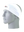 A white athletic headband with a white, blue and orange Denver Broncos logo on the forehead, displayed on a gray mannequin head against a white background.